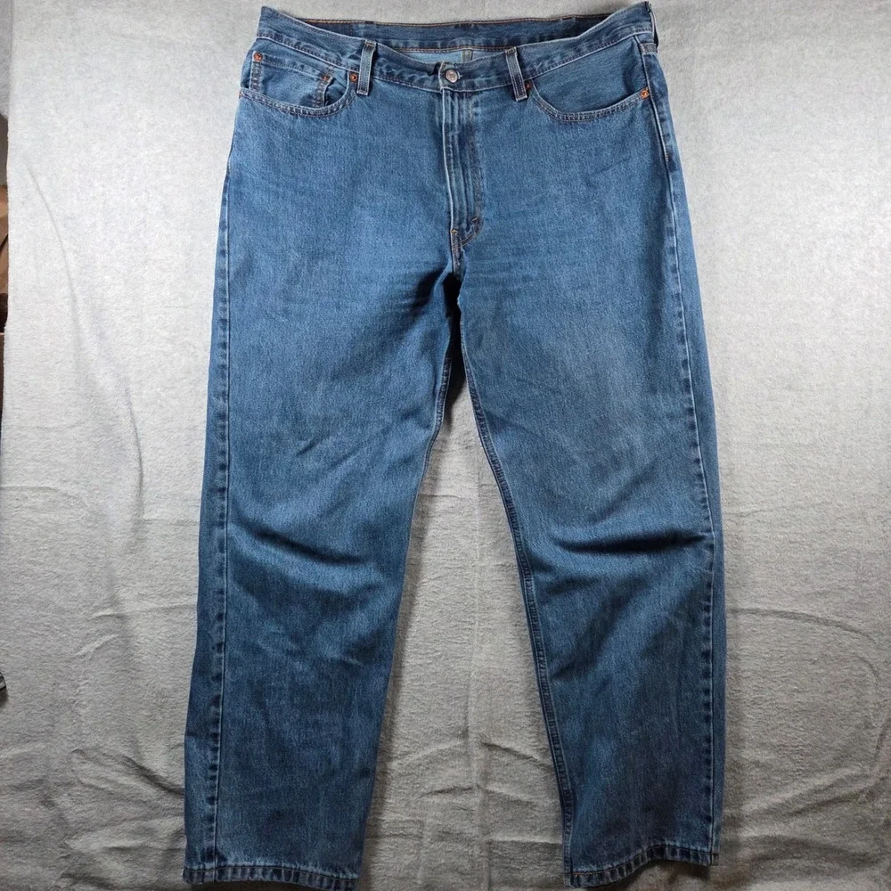 Levi's 550 Relaxed Fit Men's 40x32 Blue Medium Wash Denim Jeans W40 L32